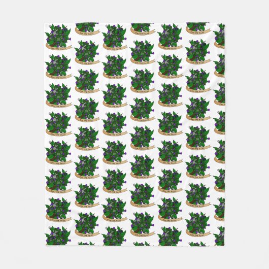 Ranger Dice Design フリースブランケット (正面)