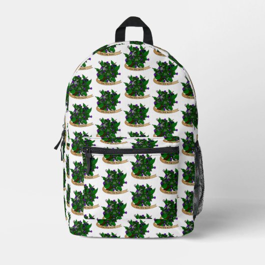 Ranger Dice Design プリントバックパック (正面)