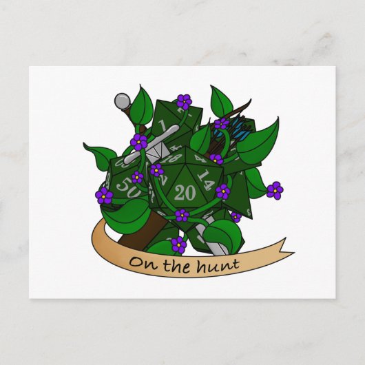 Ranger Dice Design 案内ポストカード (正面)