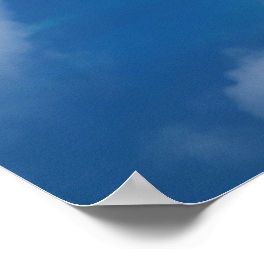 Rangiroa airplane view ポスター (角)