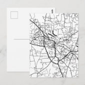 Rangpur Bangladesh City Map ポストカード (正面/裏面)