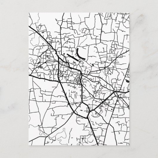 Rangpur Bangladesh City Map ポストカード (正面)