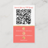 Raniaのために確保される 名刺 (裏面)