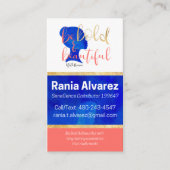 Raniaのために確保される 名刺 (正面)