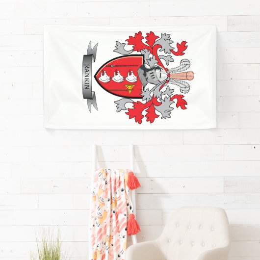 Rankinの家紋の紋章付き外衣 横断幕 (インサイチュ)
