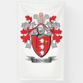 Rankinの家紋の紋章付き外衣 横断幕 (縦)