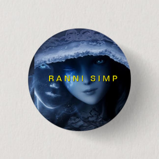 Ranni face from Elden ring, version RANNI SIMP 缶バッジ