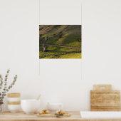 Rano Raraku、Rapa Nui、Easter Island、チリ ポスター (キッチン)