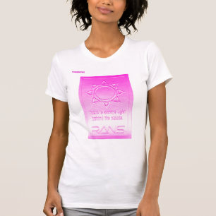 RANS metal sticker T-shirt. P040006Y003PNK White Tシャツ