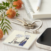 Rant Cartoonアクリルキーチェーン キーホルダー (正面右)