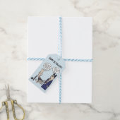 Rant Cartoonホワイトギフトラベル ギフトタグ (より糸付き)