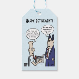 Rant Cartoonホワイトギフトラベル ギフトタグ