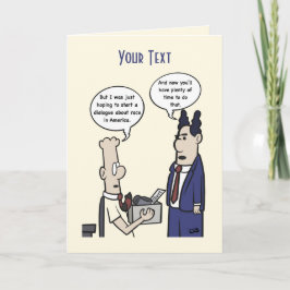 Rant Cartoon折り畳みグリーティングカード カード