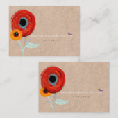 Ranunculusブトニエールデザイナー 名刺 (正面/裏面)