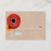 Ranunculusブトニエールデザイナー 名刺 (裏面)