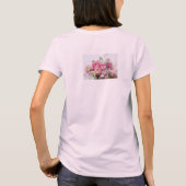 Ranunculus、その他の春の花の女性Tシャツ Tシャツ (裏面)