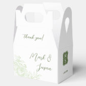 Ranunculus 結婚's Thank You Fever Box (Green) フェイバーボックス (オープン)