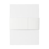 Ranunculus Summer Garden Invitation Belly Band 招待状ベリーバンド (裏面例)