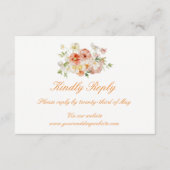 Ranunculus Summer Garden Online RSVP Enclosure エンクロージャーカード (正面)