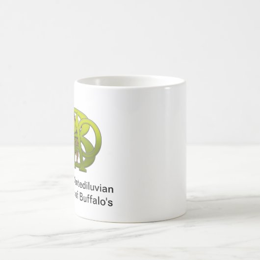 RAOB -バッファローの王室のなAntediluvianの発注 コーヒーマグカップ (中央)