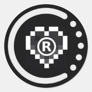 raoo401バッジステッカー ラウンドシール