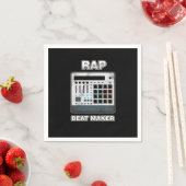 Rap Beat Maker Pop Music Vocal Performer Hip Hop R スタンダードカクテルナプキン (インサイチュ)