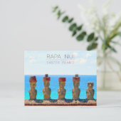 Rapa Nui / Easter Island Travel Postcard ポストカード (スタンド正面)