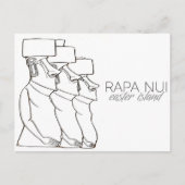Rapa Nui / Easter Island Travel Postcard ポストカード (正面)