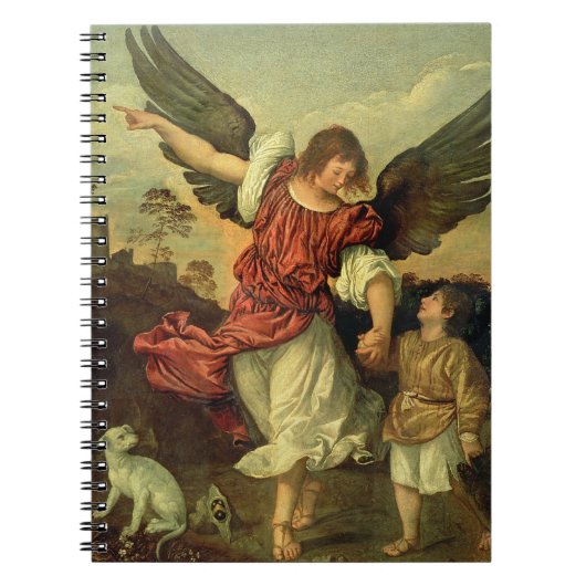 Raphaelおよびトビアス1507-8年(パネルの油) ノートブック (正面)