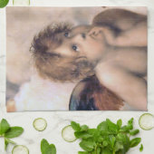 Raphaelのイタリアンな天使の天使の台所タオル キッチンタオル (折り畳み)