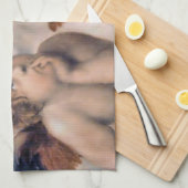 Raphaelのイタリアンな天使の天使の台所タオル キッチンタオル (四つ折り)