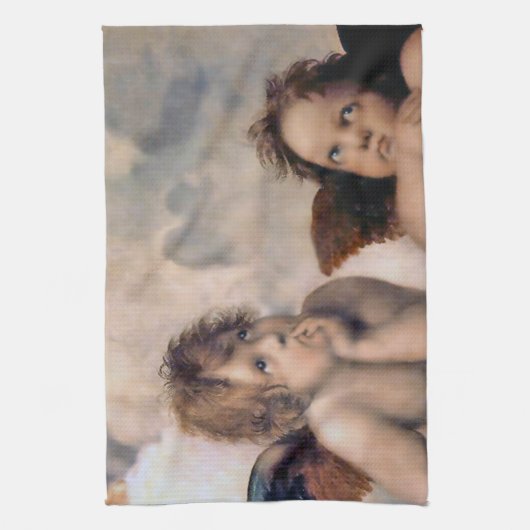 Raphaelのイタリアンな天使の天使の台所タオル キッチンタオル (縦)