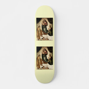 Raphaelのクラシックな"Sistineマドンナ" (1513年頃) スケートボード