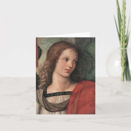 Raphaelのクリスマスの天使のメッセージカードRaffaello Sanzio シーズンカード (正面)