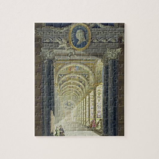 Raphaelの円形浮彫りのポートレートが付いているFrontispiece ジグソーパズル (縦)