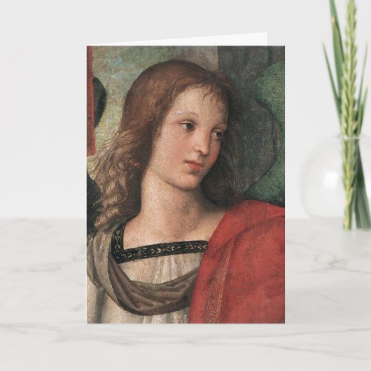 Raphaelの天使のクリスマスカードRaffaello Sanzio シーズンカード (正面)