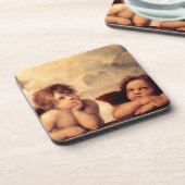 Raphaelの天使のSistineマドンナのコースター コースター (左側)