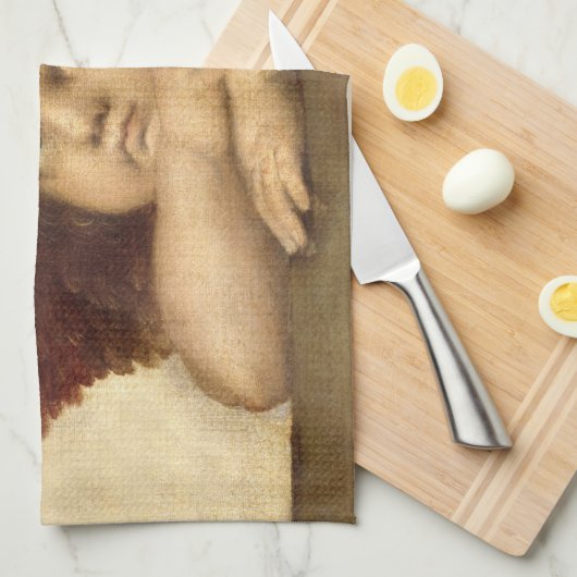 Raphaelの天使2 キッチンタオル (四つ折り)