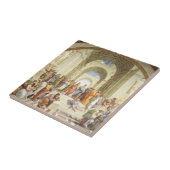 Raphael -アテネ1511年の学校 タイル (側面)