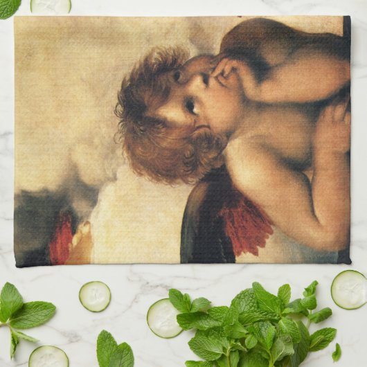 RAPHAEL -天使1512年 キッチンタオル (折り畳み)