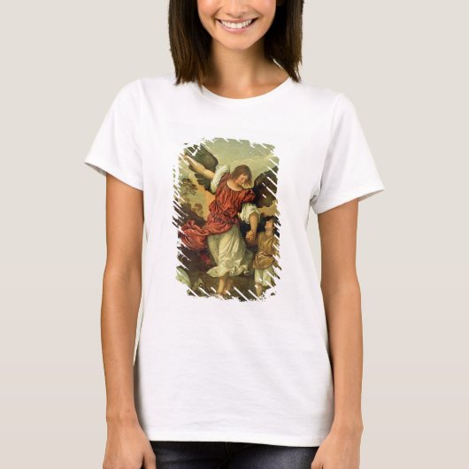 Raphael and Tobias, 1507-8 (パネル上の油) Tシャツ (正面)