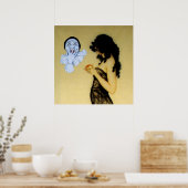 Raphael Kirchnerによる「ピエロと誘惑」 ポスター (キッチン)