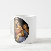 Raphael , Madonna della seggiola コーヒーマグカップ (正面左)