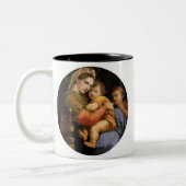Raphael , Madonna della seggiola ツートーンマグカップ (左)
