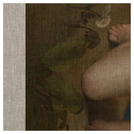 Raphael – Madonna in the Meadow – Raffaello Santi ファブリック (見本)