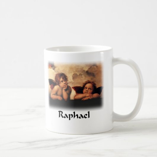 Raphael Sanzio -天使(詳細) コーヒーマグカップ (右)