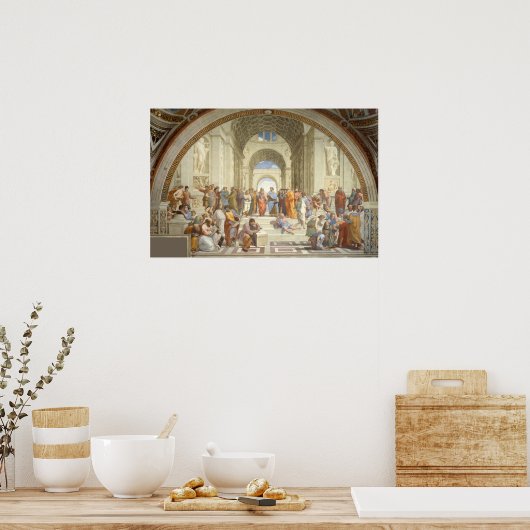 Raphael - School of Athens ポスター (キッチン)