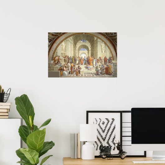 Raphael - School of Athens ポスター (ホームオフィス)