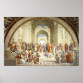 RAPHAEL - The school of Athens 1512 ポスター (正面)