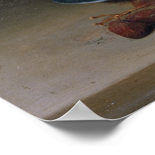 Raphaelle Peale Still Life with Cake ポスター (角)